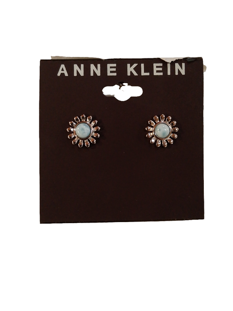 Anne Klein Women's Polished Imitation Pearl Stud Silver Earring | Anne Klein in Lebanon
