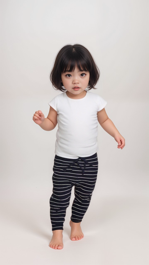 POMPdeLUX Girl's Navy/White Honolulu LT Trousers  |POMPdeLUX in Lebanon
