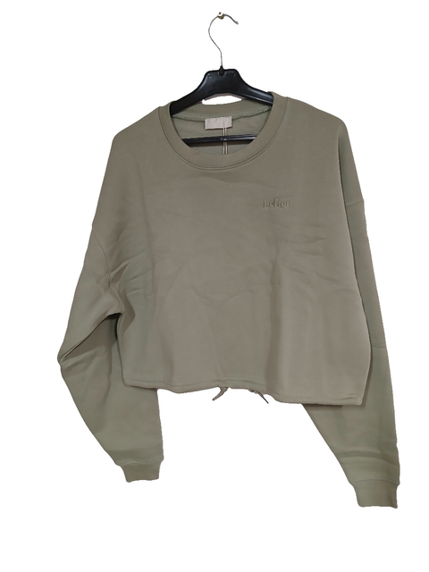 LeGer Women's Green Oversized Sweatshirt | LeGer in Lebanon