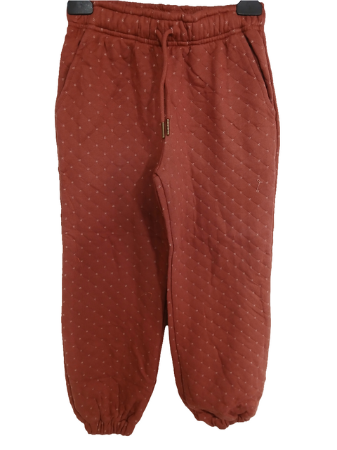 POMPdeLUX Girl's Brick Liva Quilted Sweatpants |POMPdeLUX in Lebanon