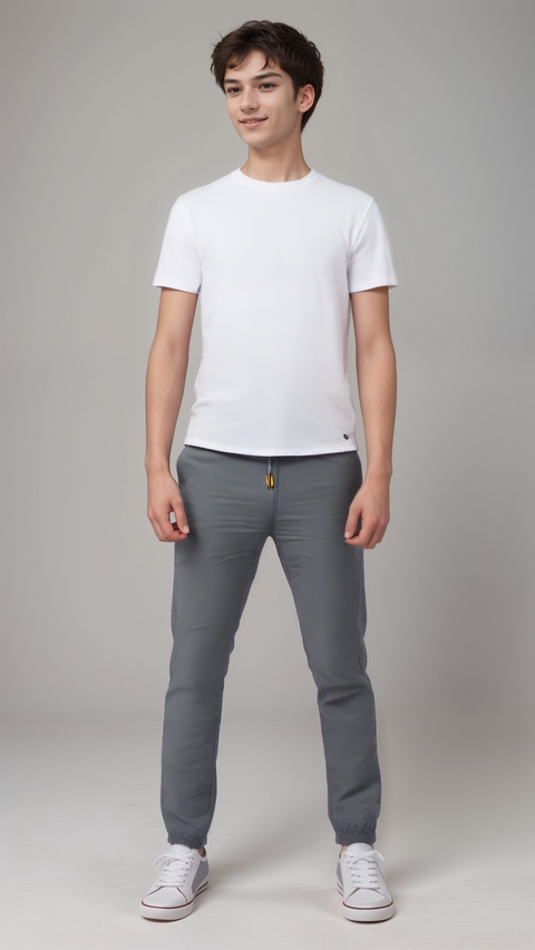 POMPdeLUX Boy's Dusty Blue Issabell Sweatpants |POMPdeLUX in Lebanon