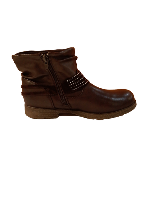 Gemo Girl Dark Brown Ankle Boot | Gemo In Lebanon