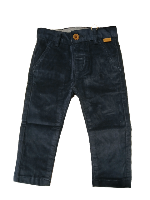 Boboli Baby Boy Navy Blue Velvet Pants | Boboli In Lebanon