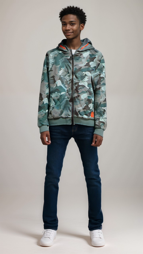 S.Oliver Boy's Green Long-Sleeve Sweatshirt |S.Oliver in Lebanon