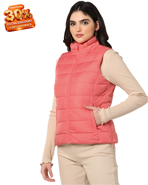 Tom Tailor Women's Coral Puffer Vest |Tom Tailor in Lebanon