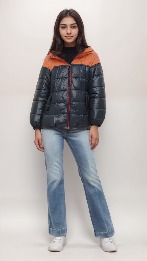 Boboli Girl's Multicolor Puffer Jacket | Boboli in Lebanon
