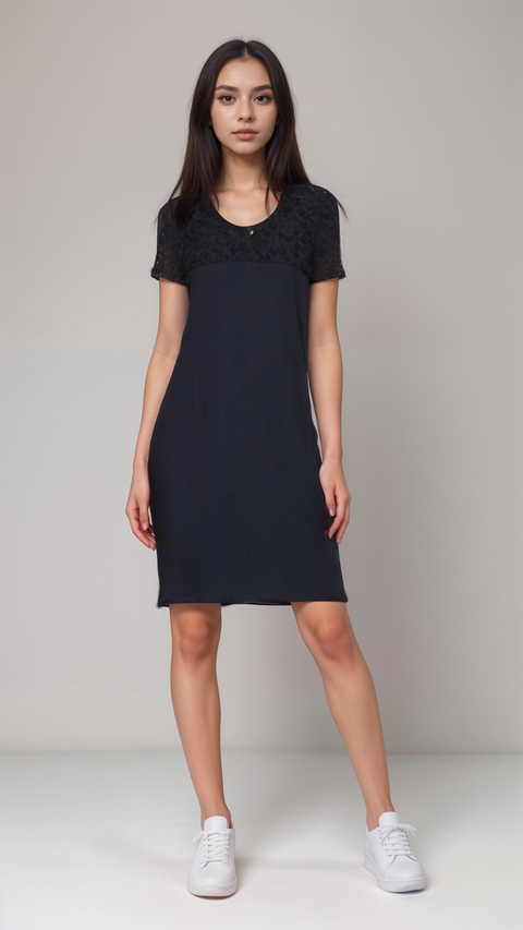 Cybele Women's Navy Blue Sleep Dress | Cybele in Lebanon
