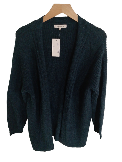 Hooked Up Women's Petrol Cardigan | Hooked Up In Lebanon
