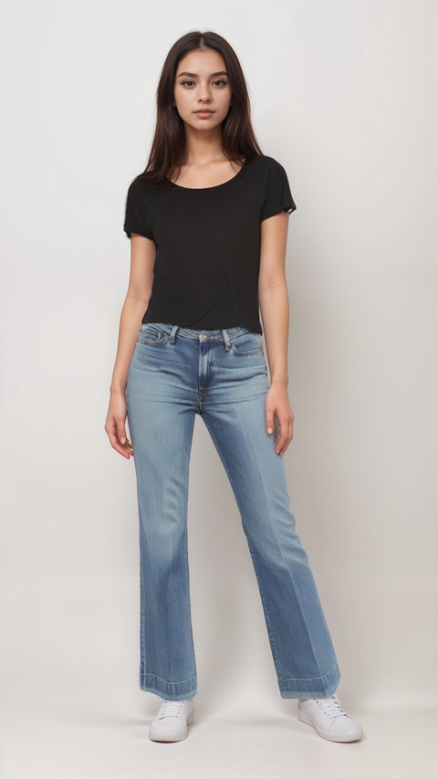 Mango Women's Black Short-Sleeve T-Shirt | Mango in Lebanon