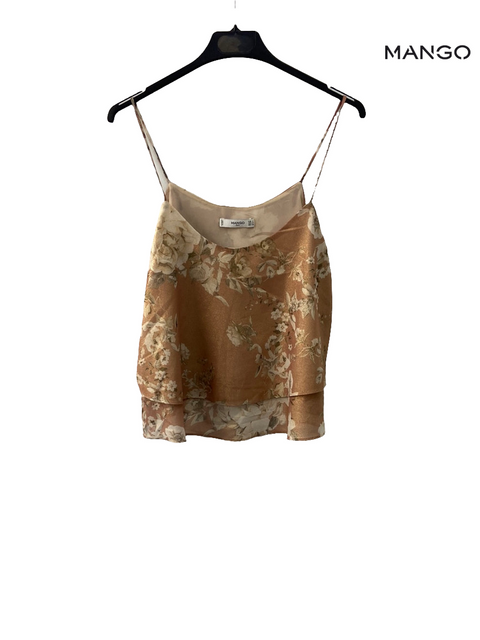 Mango Women's Multicolor Flowered Sleeveless Blouse| Mango in Lebanon