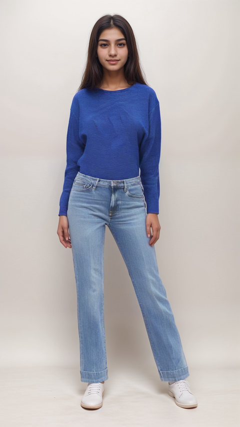 S.Oliver Girl's Navy Blue Long-Sleeve Sweatshirt |S.Oliver in Lebanon