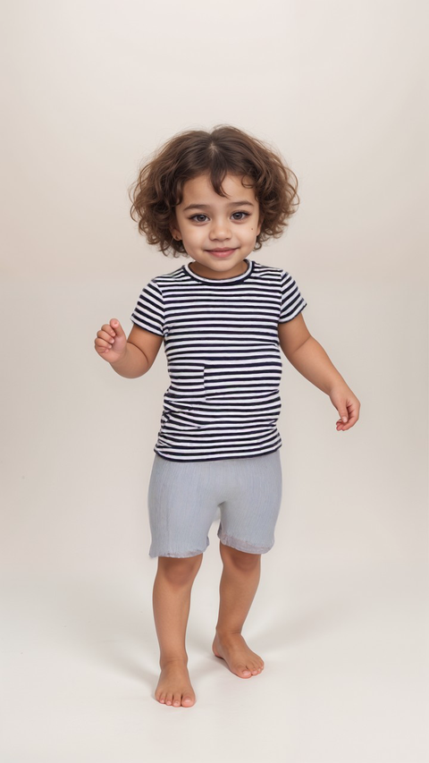 POMPdeLUX Baby Girl Lilac Nora Bike Short | POMPdeLUX in Lebanon