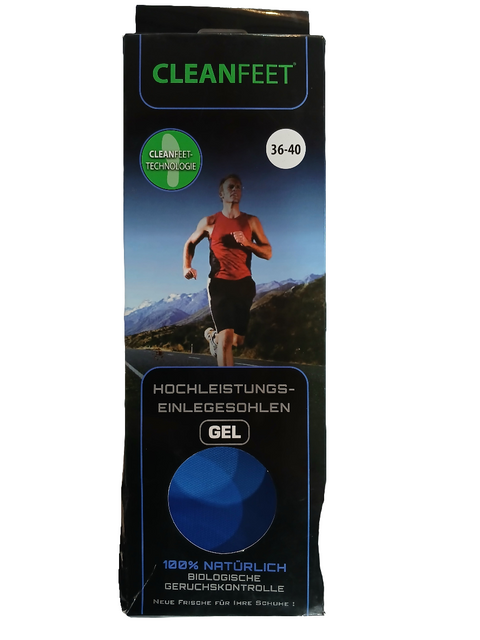 Cleanfeet 100% Natural Organic Odor Control Gel Insole For Shoes | Cleanfeet In Lebanon
