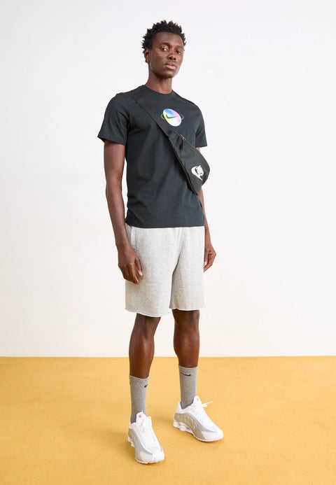 Nike Men's Black Sportswear Swoosh Cosmic Print T-Shirt | Nike In Lebanon