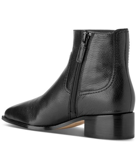 Cole Haan Women's Naia Pointed Toe Block Heel Booties - Black Leather