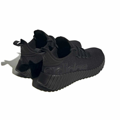 Black sneakers on a white background