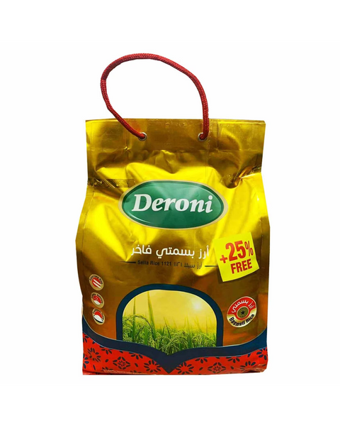 Deroni Basmati Rice 4Kg 25%Free