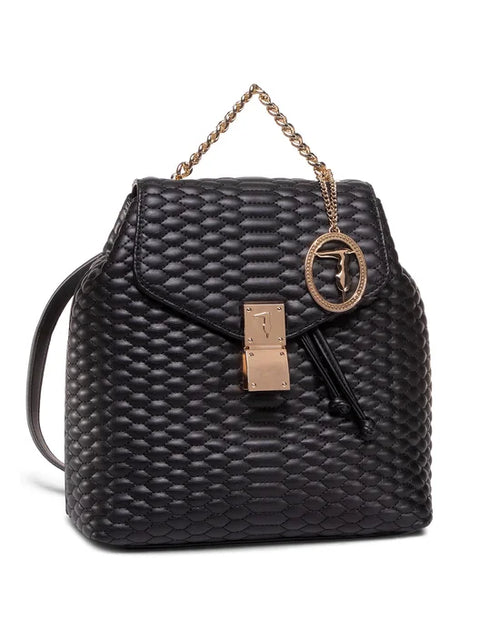 Trussardi Women's Black Parigi Backpack |Trussardi In Lebanon