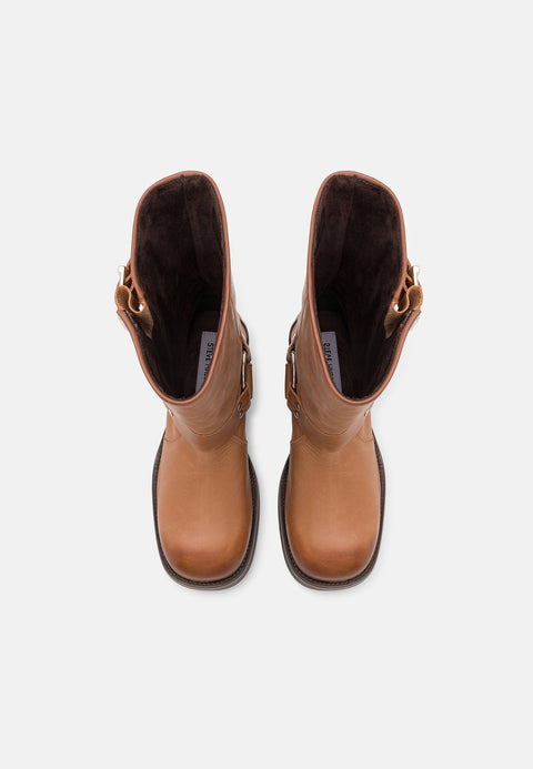 Steve Madden Women's Tan Leather Blessing Boots | Steve Madden in Lebanon