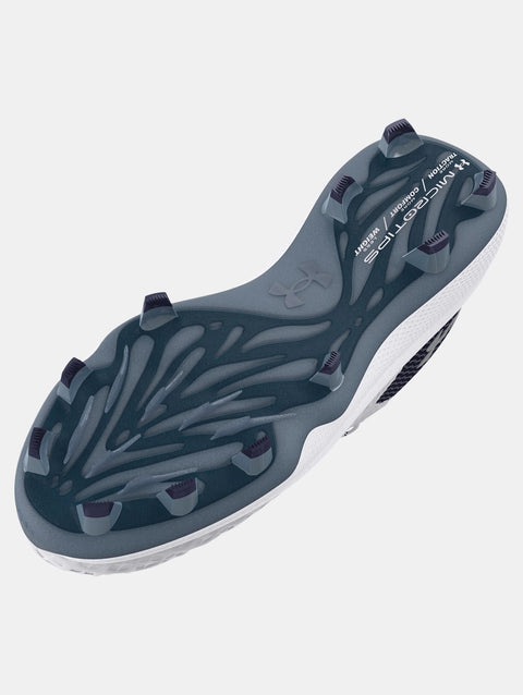 Under Armour Women's White UA Glyde Softball Cleats Sneaker | Under Armour In Lebanon