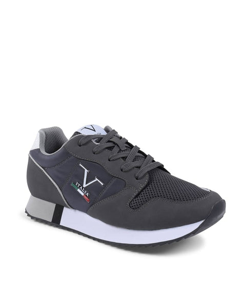 V Italia By Versace Men's Gray Ciment SNK 003 Sneakers | V Italia In Lebanon
