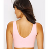 Calvin Klein Women's Pink Nymphs Thighs Invisibles Bralette