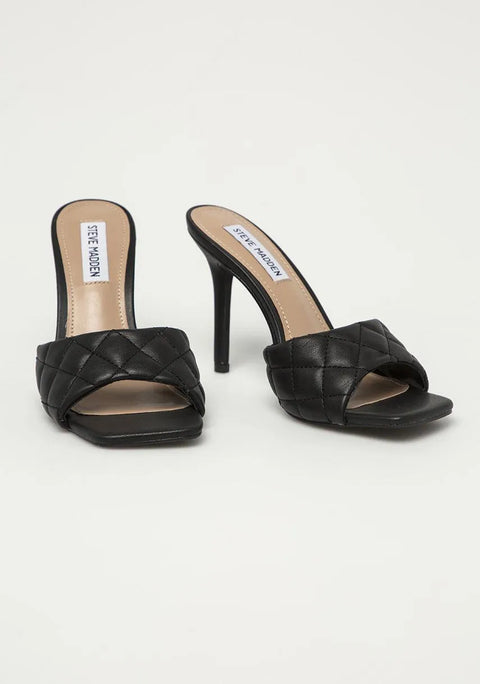 Steve Madden Women's Black Signify Heeled Sandal | Steve Madden In Lebanon