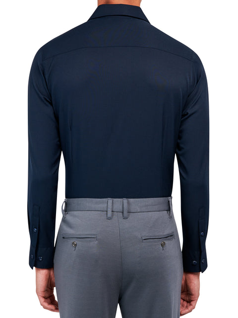 Brooklyn Brigade Men's Navy Solid Ceremony Dress Shirt | Brooklyn Brigade In Lebanon