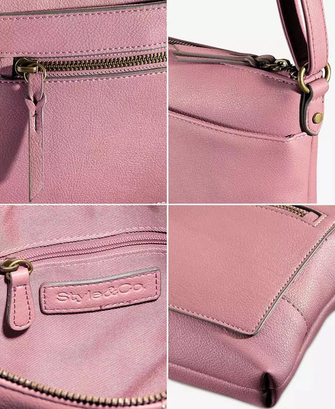 Style & Co Women's Dusty Rose Hudsonn East West Crossbody | Style & Co In Lebanon