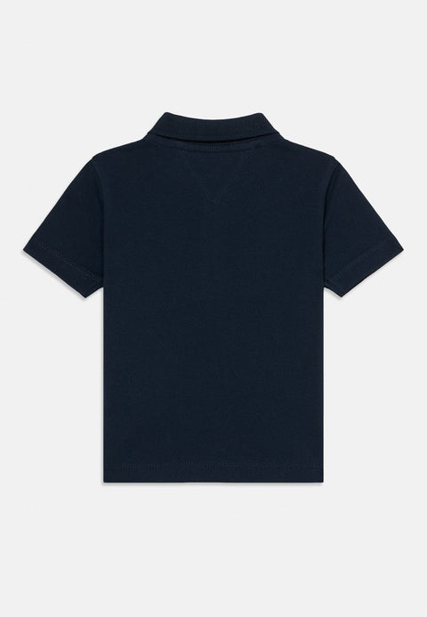 Tommy Hilfiger Boy's Navy Chrome Short Sleeve Polo Jumper T-Shirt  | Tommy Hilfiger in Lebanon