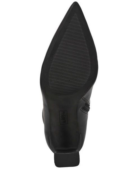 Wild Pair Neptunne Sock Dress Booties, Created for Macy's - Black Smooth