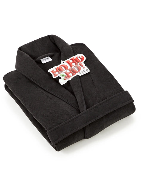 Celio Men's Black Christmas Bathrobe | Celio In Lebanon