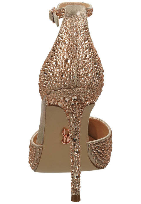 Steve Madden Women's Ravaged-s Rose Gold High Heels | Steve Madden In Lebanon