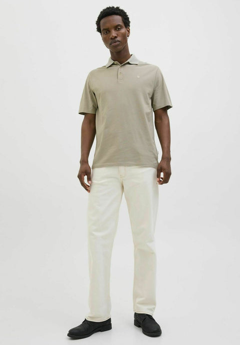 Jack & Jones Men's Sage Green William Polo Neck T-Shirt | Jack & Jones In Lebanon