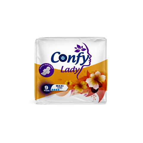 Confy Lady Maxi Long 9 Pads | Confy In Lebanon