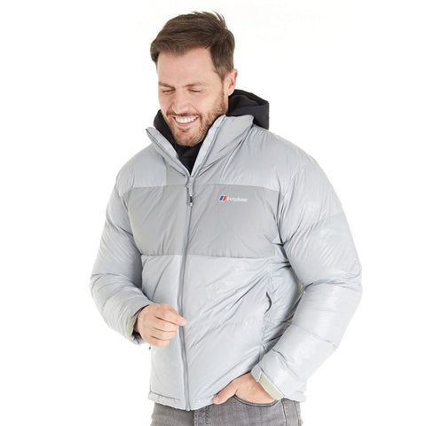Berghuas Men's Light Grey Arkos Reflect Down Puffer Jacket | Berghuas In Lebanon