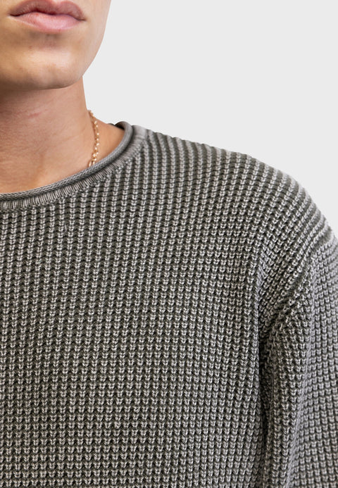 Rebel Men's Olive Green Turner Knit Blouse |Rebel In Lebanon
