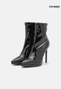 Steve Madden Women's Black Patent Kaylani Heeled Boots |Steve Madden in Lebanon