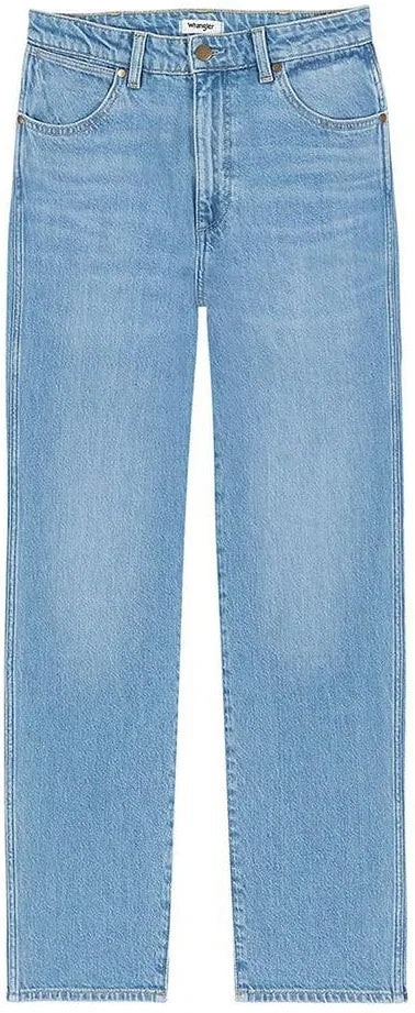 Wrangler Women's Blue Mom Straight Supertubes Jeans | Wrangler In Lebanon