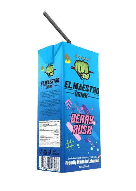 El Maestro Rush Berry Juice 200ml | El Maestro In Lebanon