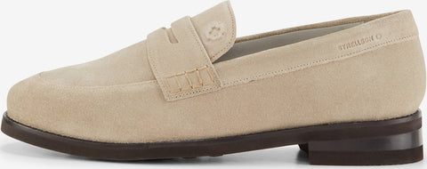 Strellson Men's Beige Suede Epsom Cambridge Flat Shoes | Strellson In Lebanon