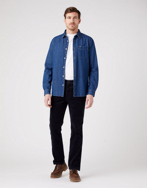 Wrangler Men's Navy Velvet Texas Slim Pant |Wrangler In Lebanon