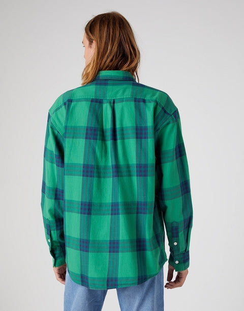 Wrangler Men's Pine Green Patch Pocket Shirt | Wrangler In Lebanon