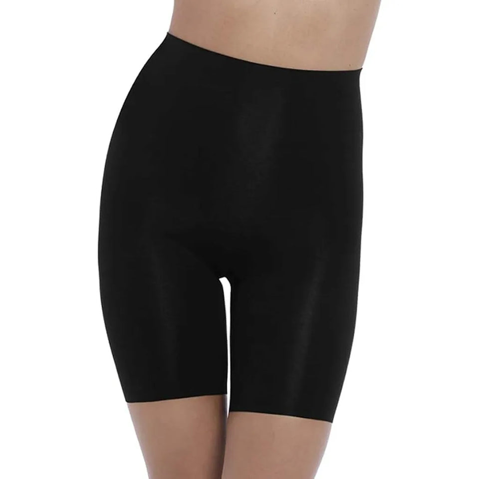 Wacoal Women's Black Beyond Naked Cotton Thigh Shapewear