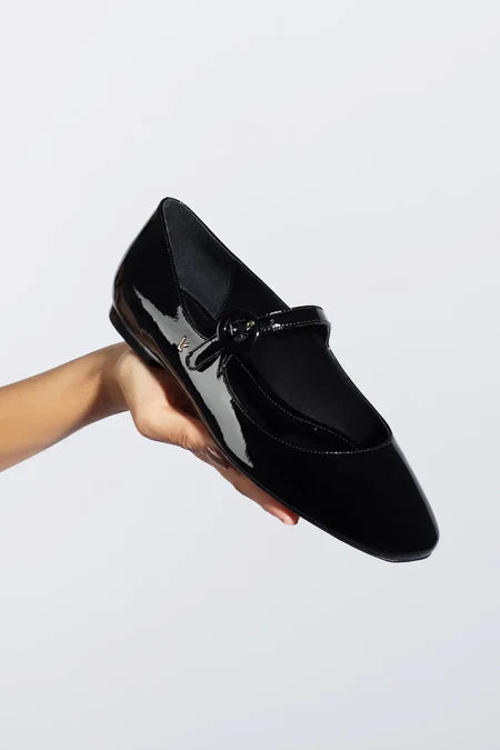 Larroude Women's Black Blair Ballet Flat | Larroude In Lebanon