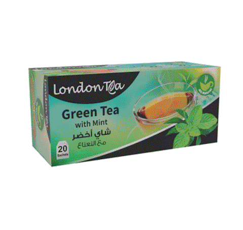 London Tea Green Mint 20-Bags | London Tea In Lebanon