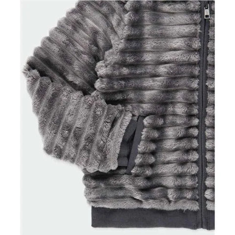 Boboli Girl's Grey Fur Jacket | Boboli in Lebanon