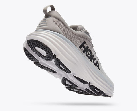 Hoka Men's Grey Bondi 8 Sneakers | Hoka In Lebanon
