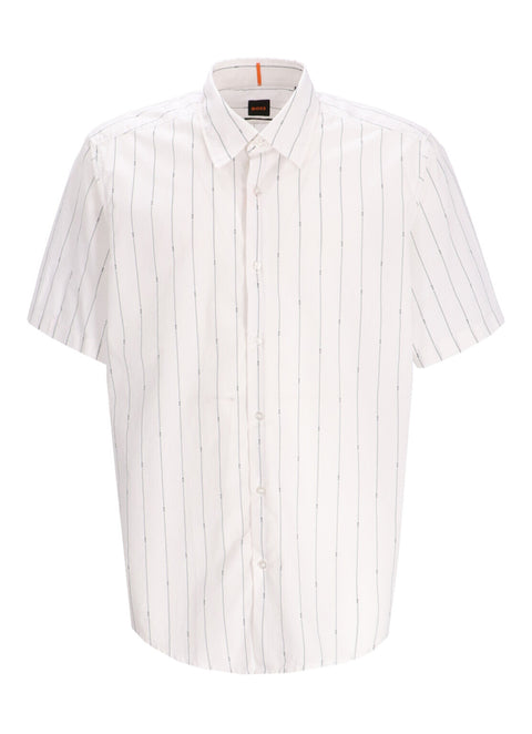 Boss Men's White Short Sleeve Shirt  | Boss in Lebanon
