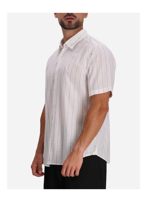 Boss Men's White Short Sleeve Shirt  | Boss in Lebanon